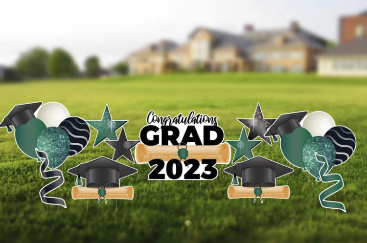 Graduation Yard Sign with Name